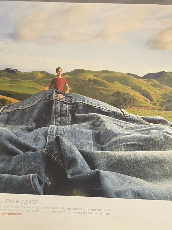 Here is the 2011–2012 print ad from Dow Chemical's "The Human Element" Campaign